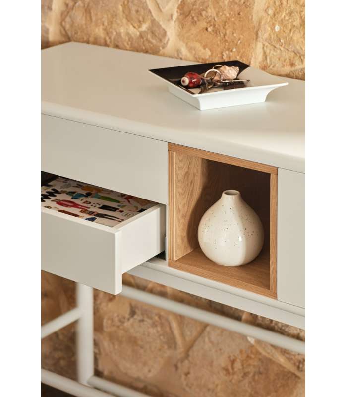 copy of Mueble recibidor modelo Corvo 1 puerta 2 cajones dos