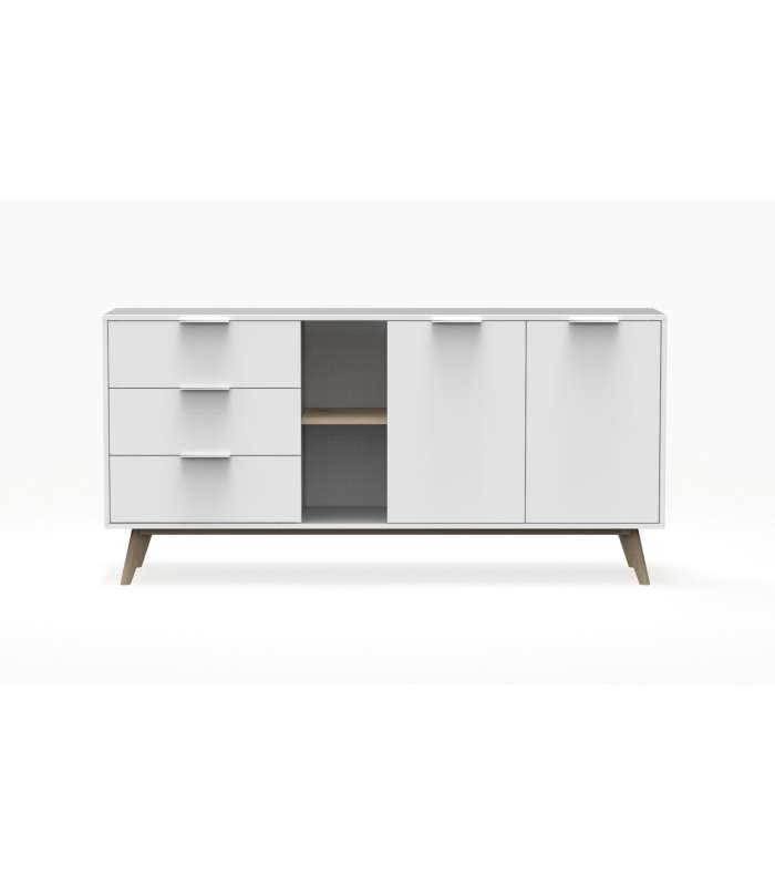 MKRIC Aparadores copy of MIRANDA SIDEBOARD 3P3C BRANCO/CERA