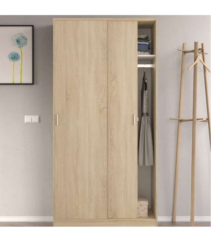 copy of Armoire Alba portes coulissantes finition blanche 200