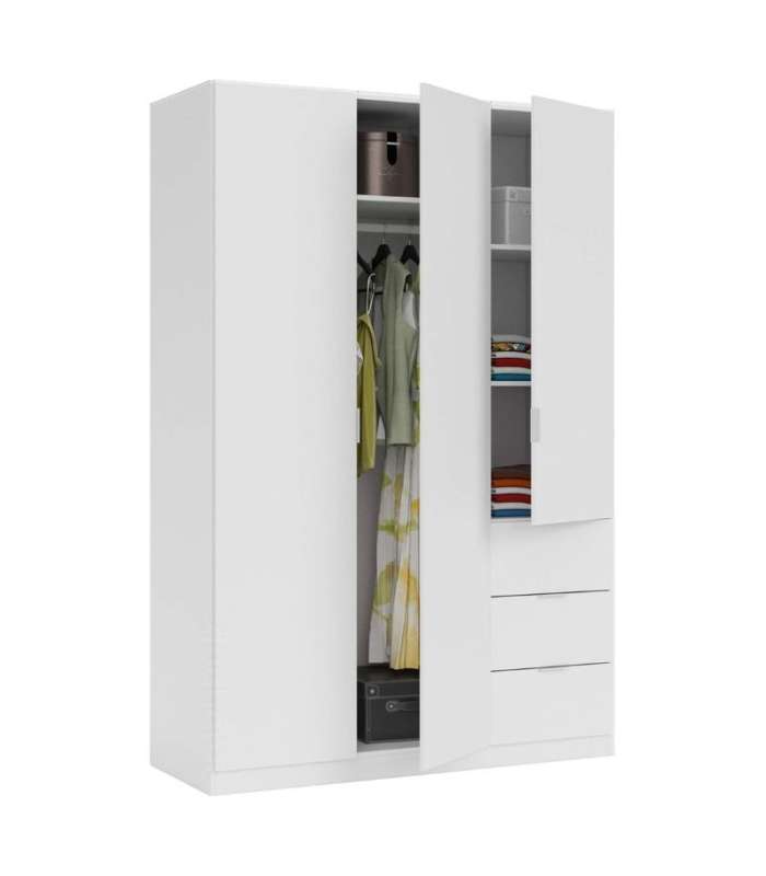 copy of Armoire Alba portes coulissantes finition blanche 200