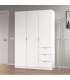copy of Wardrobe white sliding doors 120 cm wide
