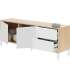 copy of Mueble TV modelo Nabur en roble Canadian y blanco