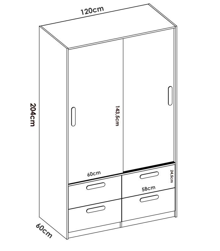 copy of Ensemble de chambre à coucher junior en bois massif en