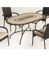 HVA Conjuntos de mesa e poltrona Conjunto de mesa + 6 poltronas
