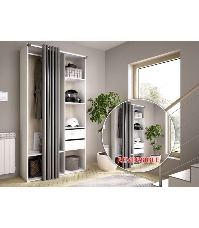 copy of Suit dressing room for bedroom with curtain and 10