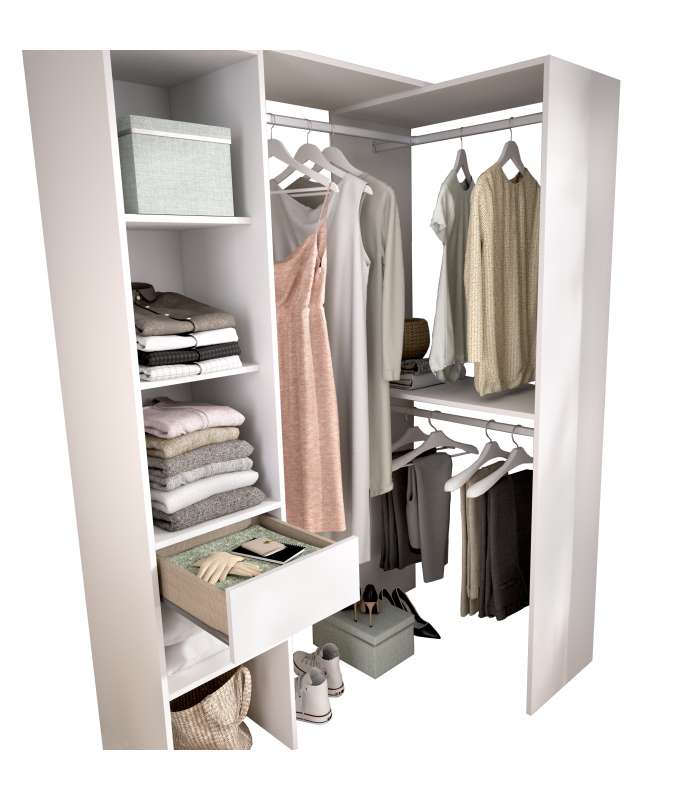 copy of Suit dressing room for bedroom with curtain and 10