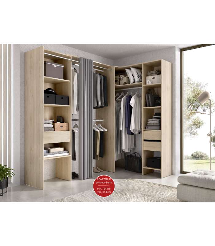 copy of Suit dressing room for bedroom with curtain and 10