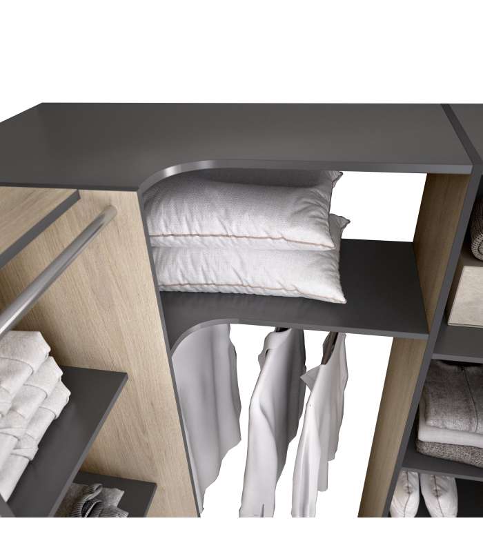 copy of Suit dressing room for bedroom with curtain and 10