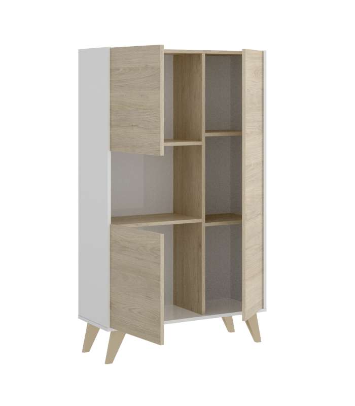 DKT Bodegueros Modulo alto 3 puertas para salón o cocina Dina