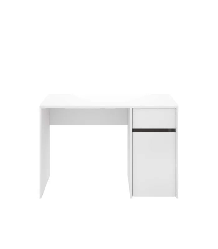 Escritorio Rocio blanco, 74x110x50cm, con cajón