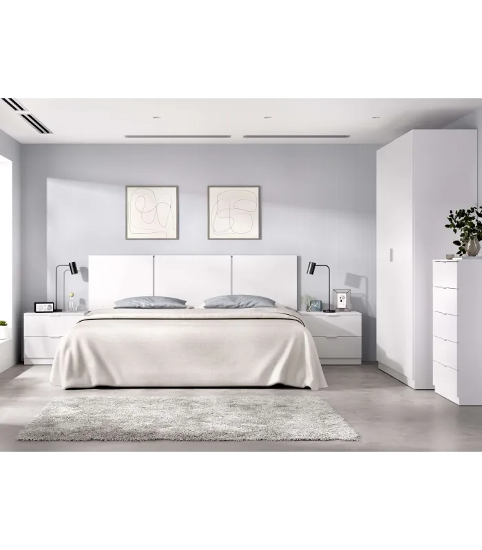 copy of Headboard set + 2 tables with two Gia drawers.