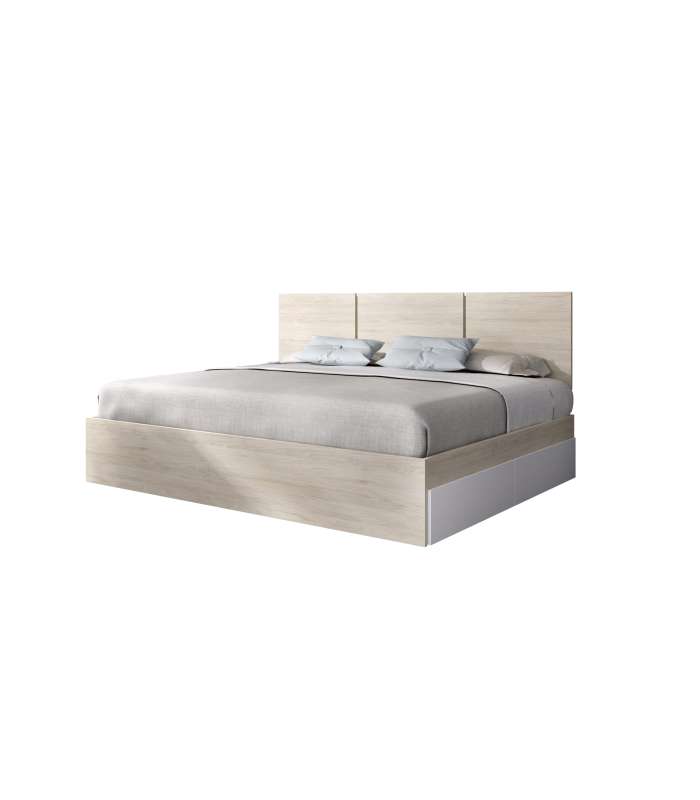 copy of Cama canape Rus en roble natural para colchones de