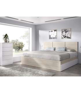 DKT Conjuntos de dormitorio Conjunto cama con cajones y