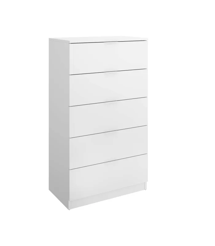 Conjunto de dormitorio Lula blanco y natural