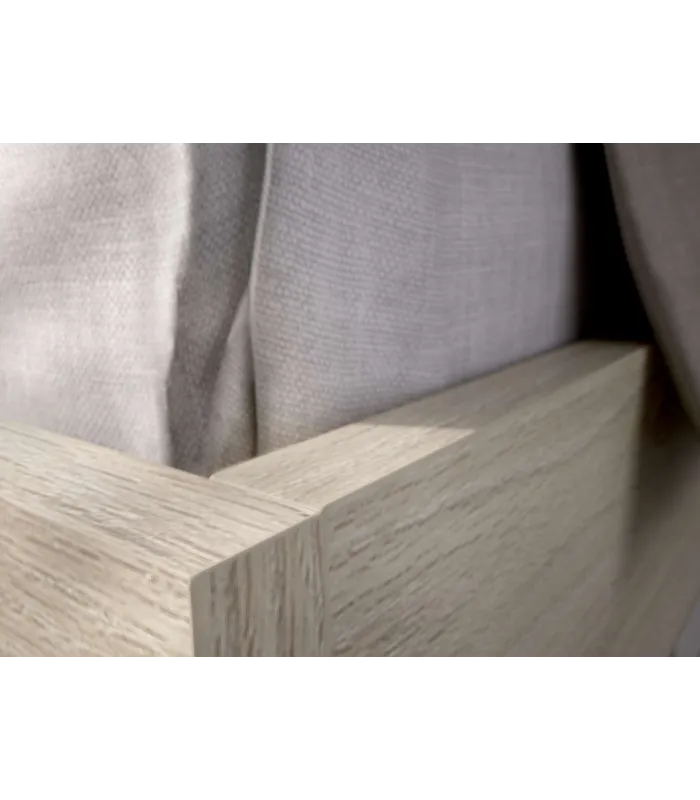 Cama matrimonial Laura natural, 100x146x195.5cm