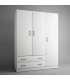 copy of Wardrobe 3 folding doors DJ-90 white artic 90 cm wide