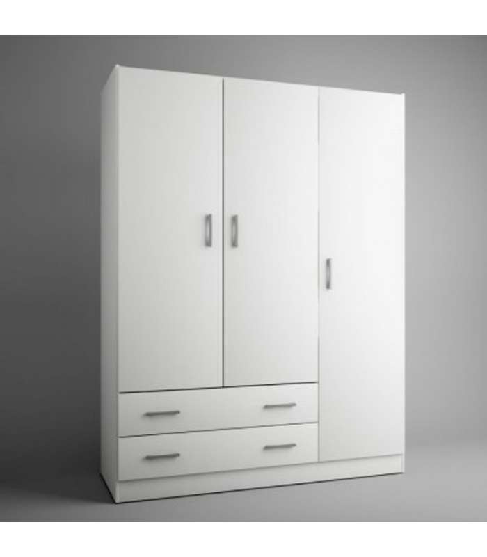 copy of Armoire 3 portes battantes finition blanche 202