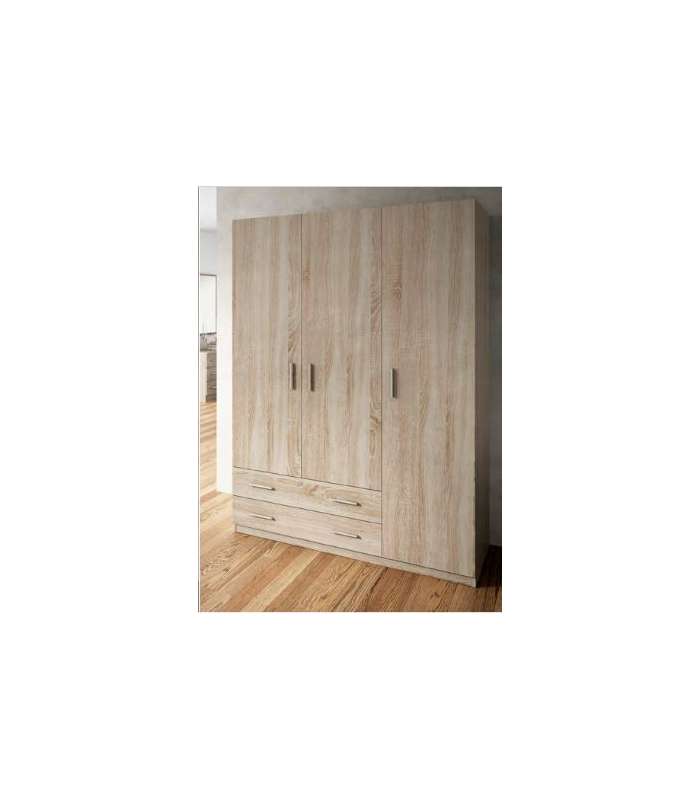 copy of Armoire 3 portes battantes finition blanche 202