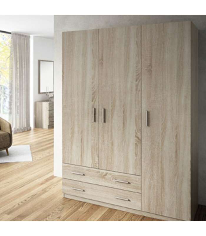 copy of Armoire 3 portes battantes finition blanche 202