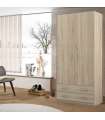 copy of Wardrobe 3 folding doors DJ-90 white artic 90 cm wide