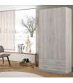 copy of Armoire 3 portes battantes finition blanche 202 cm(hauteur)90 cm(largeur)53 cm(longueur)