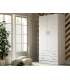 copy of Wardrobe 3 folding doors DJ-90 white artic 90 cm wide