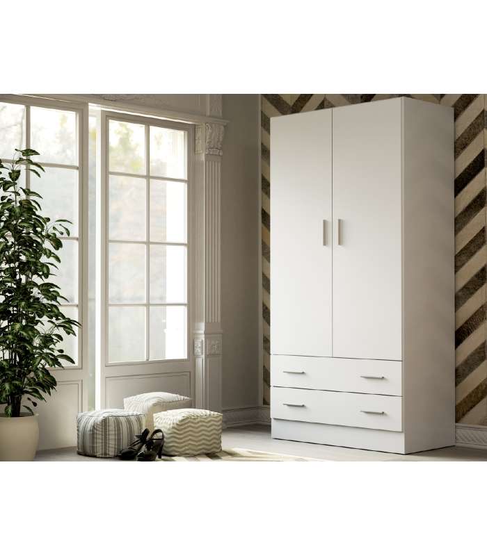 copy of Wardrobe 3 folding doors DJ-90 white artic 90 cm wide