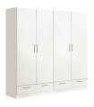 copy of Wardrobe 3 folding doors DJ-90 white artic 90 cm wide