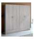 copy of Wardrobe 3 folding doors DJ-90 white artic 90 cm wide