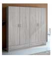 copy of Wardrobe 3 folding doors DJ-90 white artic 90 cm wide