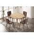 copy of Rectangular table with walnut wood finish BALI 200 x 90