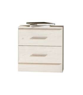copy of Dina bedside table with 1 natural/white drawer.