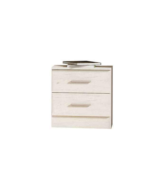 copy of Dina bedside table with 1 natural/white drawer.