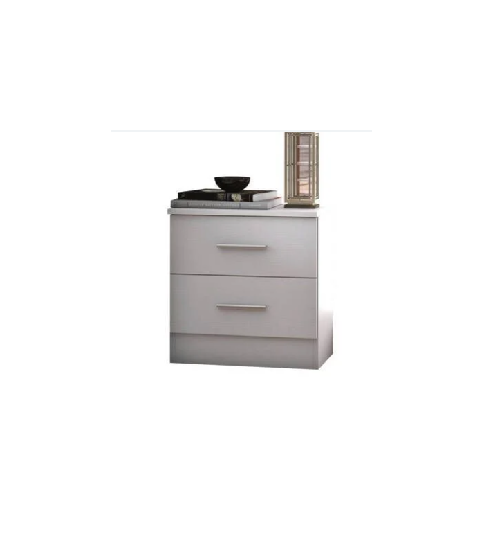 copy of Dina bedside table with 1 natural/white drawer.