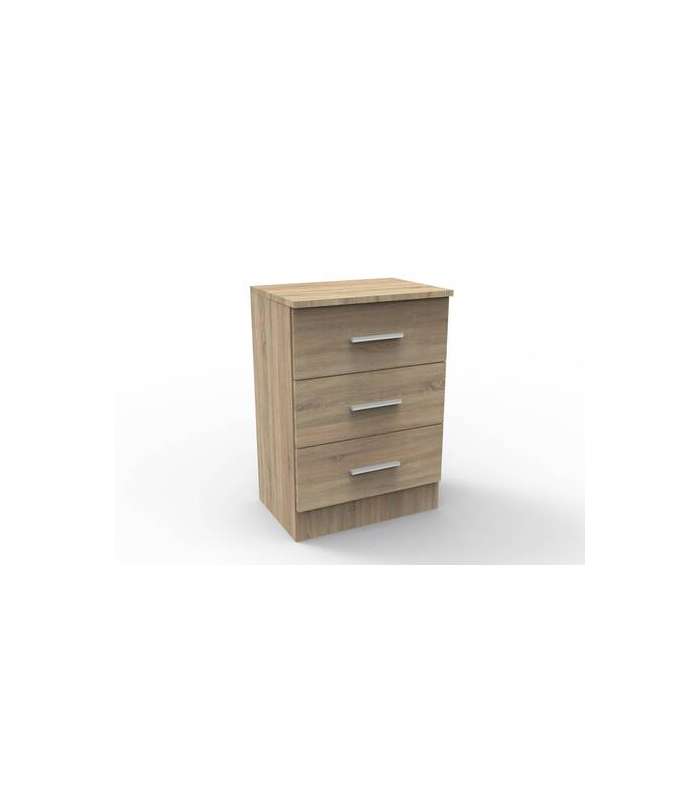 copy of Dina bedside table with 1 natural/white drawer.