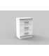 copy of Dina bedside table with 1 natural/white drawer.