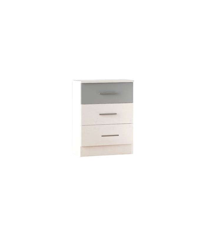 copy of Dina bedside table with 1 natural/white drawer.