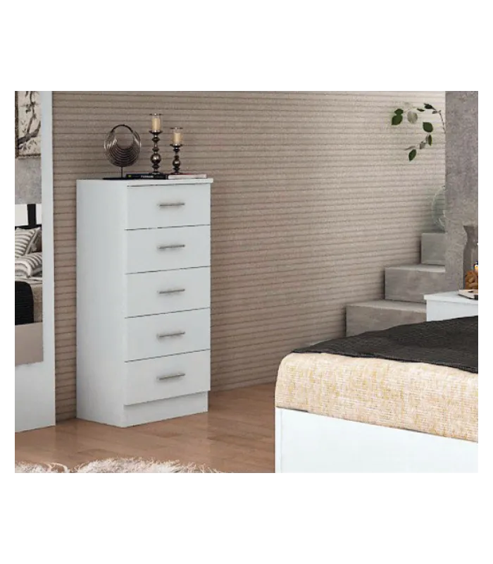 copy of Sinfonier 5 drawers Model Maya Finish in white artic.