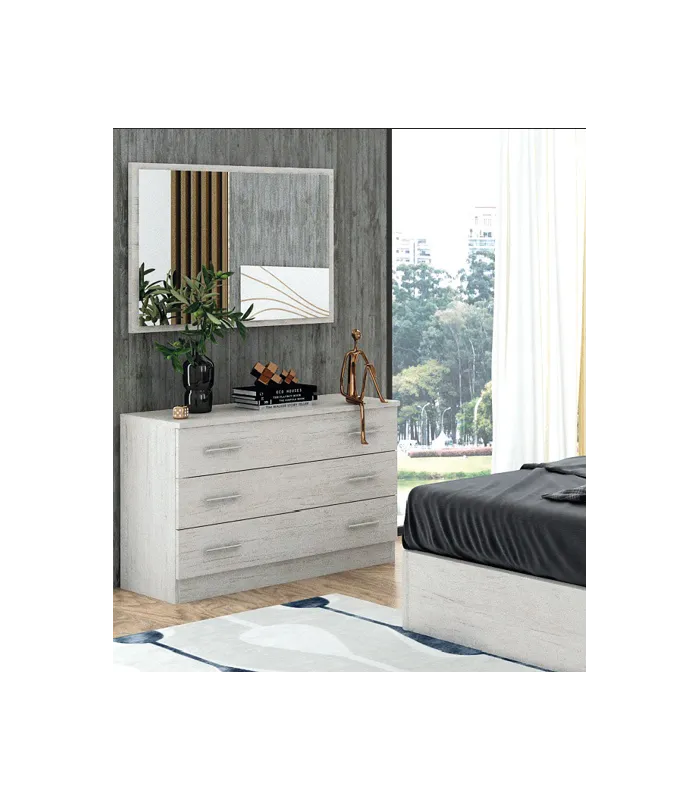 copy of Aparador 2 puertas 2 cajones modelo Baku acabado blanco