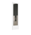Espejo vestidor para dormitorio modelo Kansas acabado blanco, 50cm(ancho) 194cm(alto) 1.6cm(fondo).