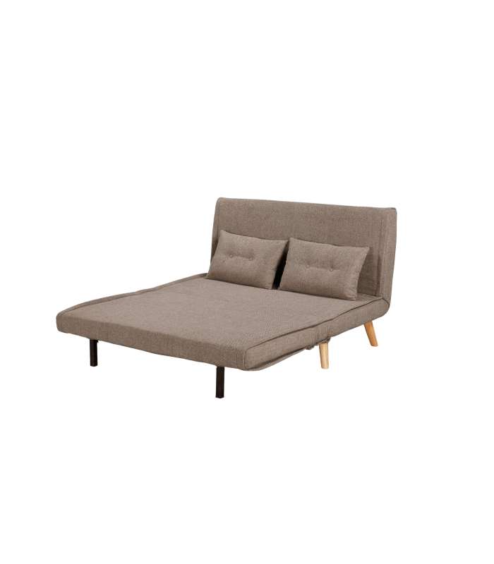 IMPT-HOME-DESIGN Sofas cama Sofá cama Ensueño en tela marrón