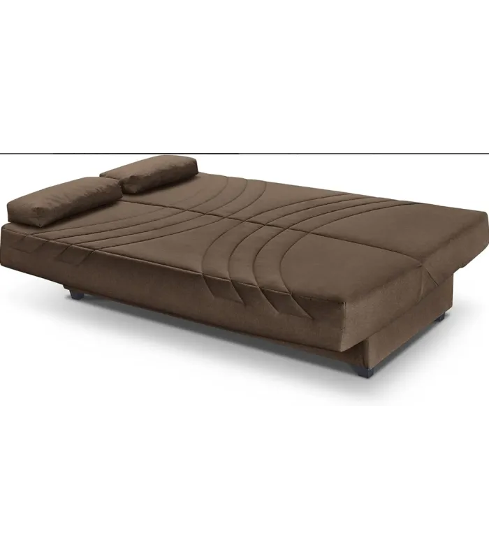 Sofá cama Lourdes: elegante y funcional en gold chocolate