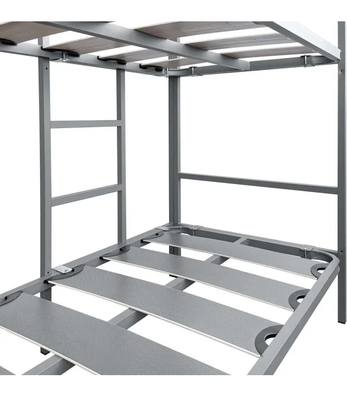 Litera de metal juvenil, ideal para espacios reducidos