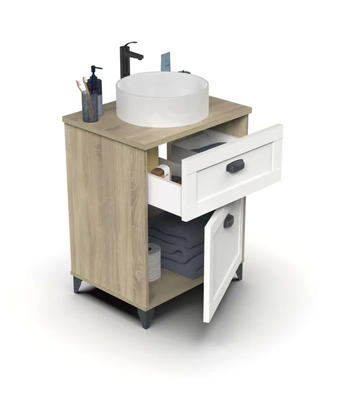 Mueble Toscana: Elegante y funcional, 80cm