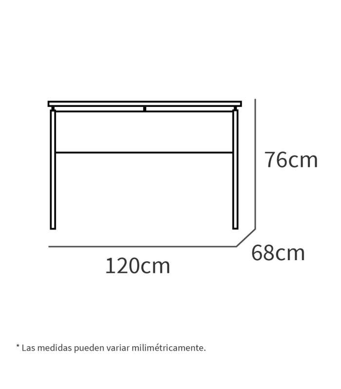 copy of Mesa de escritório Teide várias cores à escolha entre