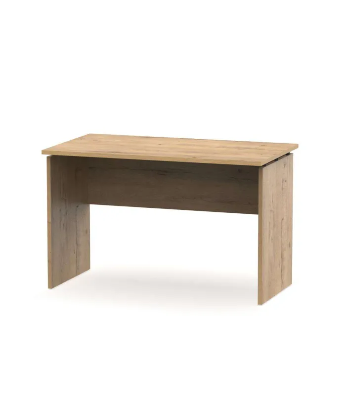 Mesa de oficina Teide en roble gold, elegante y funcional.