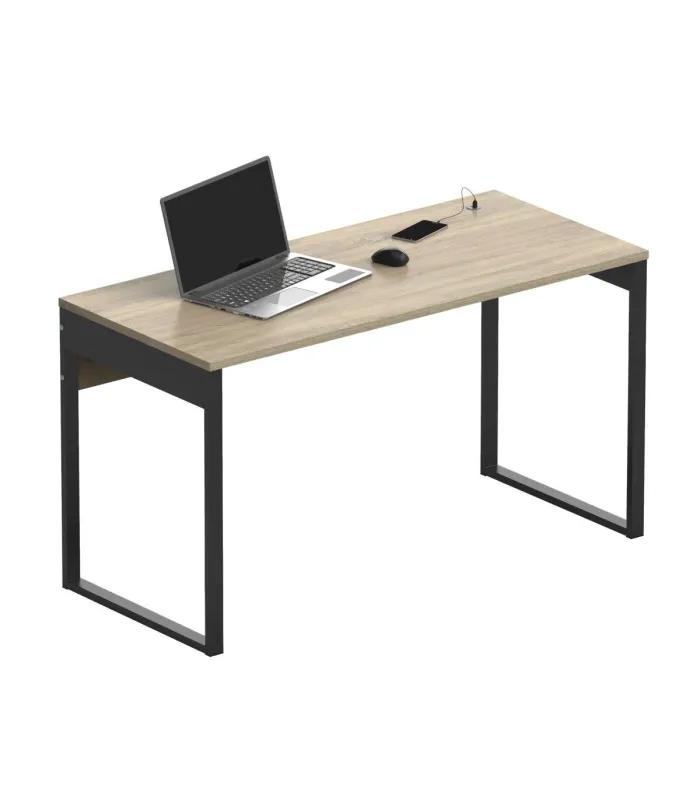Mesa Estudio Nexus en roble cambrian, elegante y funcional.