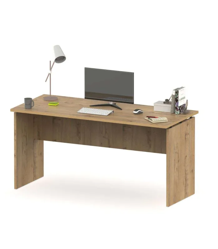Mesa oficina Rivoli roble gold, 76x155x68 cm