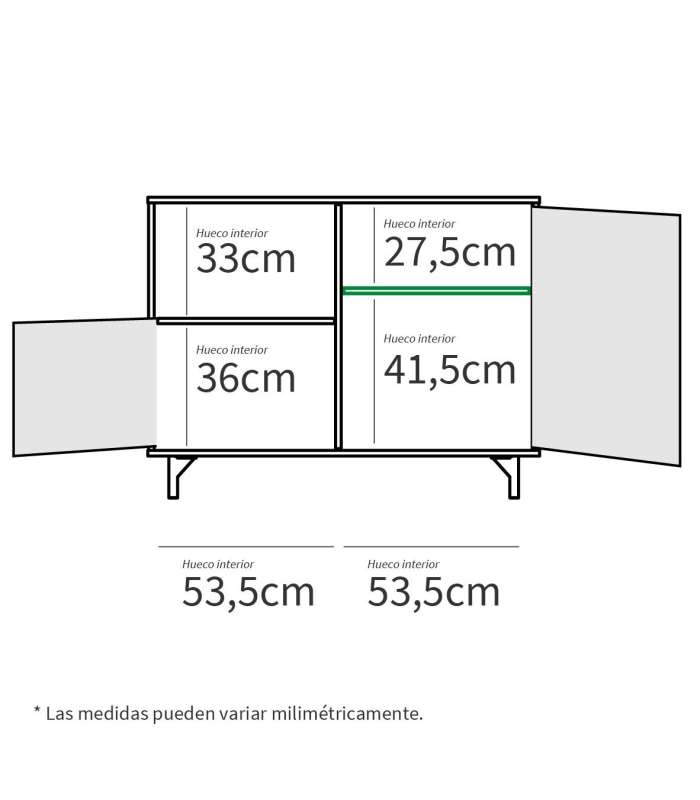 PTARCH Aparadores copy of cópia de Aparador 2 portas 2 gavetas