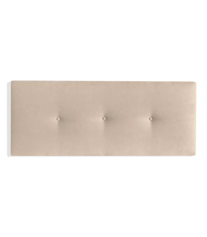 Cabecero matrimonial 150cm Adriana tapizado beige claro